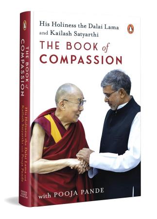 Book cover number 1 for The Book Of Compassion written by Kailash Satyarthi, Pooja Pande, His Holiness the Dalai Lama published by Penguin Books