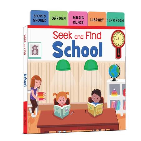 Book cover number 1 for Seek And Find : School written by NA published by Prakash Books