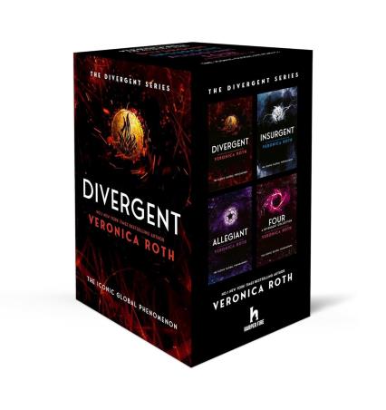 Book cover number 1 for Divergent (Set Of 4 Books) written by Veronica Roth published by Harper Collins Publishers