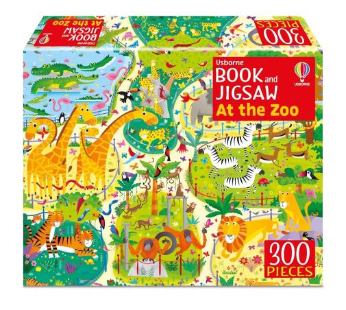 Book cover number 1 for Usborne Book And Jigsaw At The Zoo written by Kirsteen Robson published by Usborne