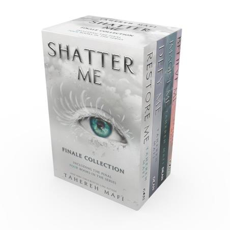 Book cover number 1 for Shatter Me (Set Of 4 Books) written by Tahereh Mafi published by Dean