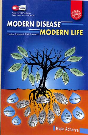 Book cover number 1 for Modern Disease Modern Life Semester- 2 CVAC (NEP) written by Rupa Acharya published by Techno World