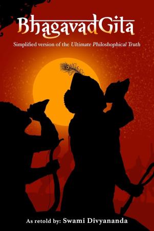 Book cover number 1 for Bhagavad Gita : Simplified Version Of The Ultimate Philosophical Truth written by Swami Divyananda published by Grapevine India
