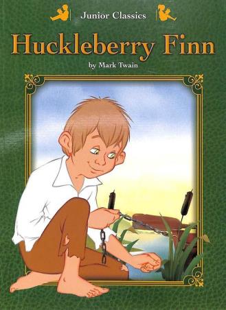 Book cover number 1 for Junior Classics : Huckleberry Finn written by Mark Twain published by Shree Book Centre