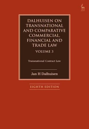 Book cover number 1 for Dalhuisen On Transnational And Comparative Commercial, Financial And Trade Law Volume 3 written by Jan H. Dalhuisen published by Hart Publishing