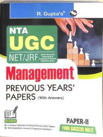 Book cover number 1 for NTA UGC NET/JRF Management Previous Years' Papers (With Answers) Paper-2 written by NA published by Ramesh Publishing House
