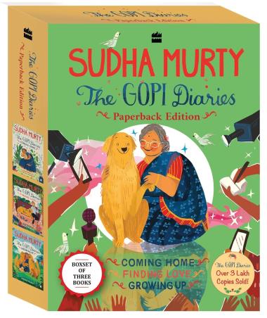 Book cover number 1 for The Gopi Diaries (Coming Home, Finding Love, Growing Up) Set Of 3 Books written by Sudha Murty published by Harper Collins Publishers