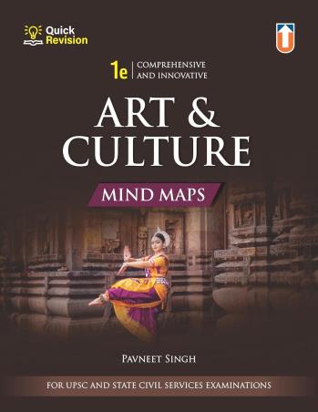 Book cover number 1 for Art And Culture Mind Maps written by Pavneet Singh published by Unique Publishers