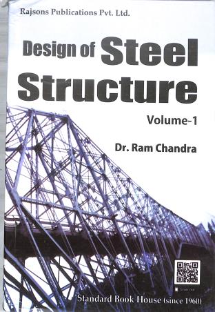 Book cover number 1 for Design Of Steel Structure Volume 1 (19th Edition) written by Ram Chandra published by Standard Book House