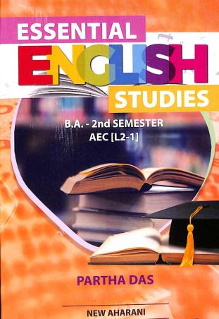 Book cover number 1 for Essential English Studies B.A Semester 2 written by Partha Das published by Jana Enterprise