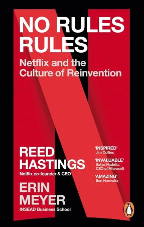 Book cover number 1 for No Rules Rules : Netflix And The Culture Of Reinvention written by Reed Hastings, Erin Meyer published by Penguin Books