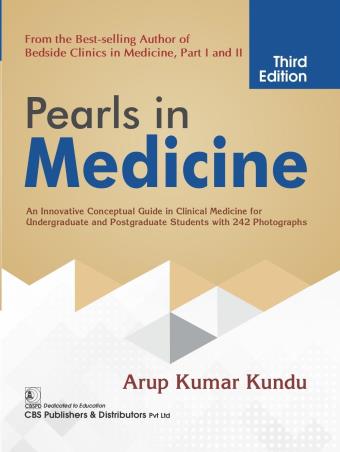 Book cover number 1 for Pearls In Medicine written by Arup Kumar Kundu published by CBS Publishers & Distributors Pvt. Ltd.