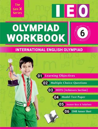 Book cover number 1 for IEO Olympiad Workbook 6 (International English Olympiad) written by NA published by V&S Publishers