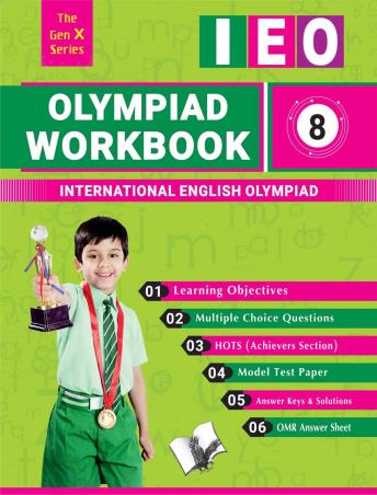 Book cover number 1 for IEO Olympiad Workbook 8 (International English Olympiad) written by NA published by V&S Publishers
