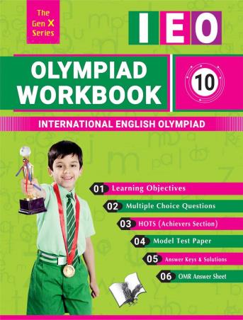Book cover number 1 for IEO Olympiad Workbook 10 (International English Olympiad) written by NA published by V&S Publishers