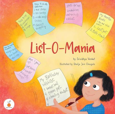 Book cover number 1 for List-O-Mania written by Srividhya Venkat published by Tota books
