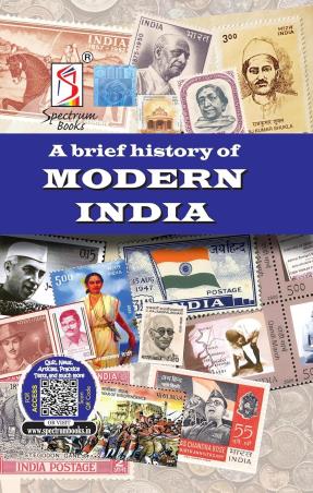 Book cover number 1 for A Brief History Of Modern India (2024) written by NA published by Spectrum Books Pvt. Ltd