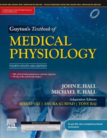 Book cover number 1 for Guyton's Textbook of Medical Physiology With The Mind Maps In Physiologyaps written by Mario Vaz published by Elsevier
