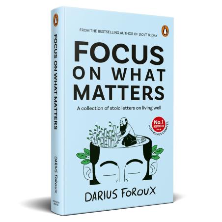 Book cover number 1 for Focus On What Matters written by Darius Foroux published by Penguin Books