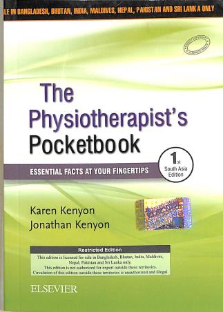 Book cover number 1 for The Physiotherapist's Pocketbook : Essential Facts At Your Fingertips written by Karen Kenyon, Jonathan Kenyon published by Elsevier