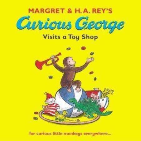 Book cover number 1 for Curious George Visits A Toy Shop written by Margret Rey published by Walker Books