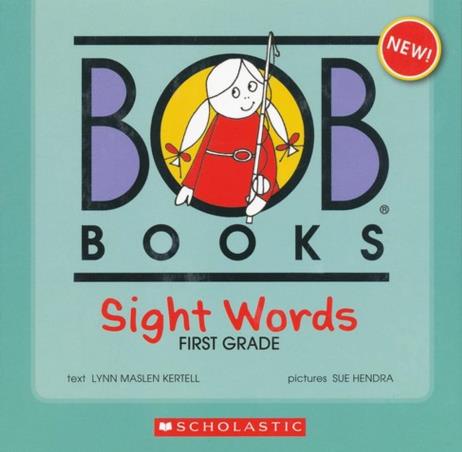 Book cover number 1 for Bob Books : Sight Words First Grade written by Lynn Maslen Kertell published by Scholastic