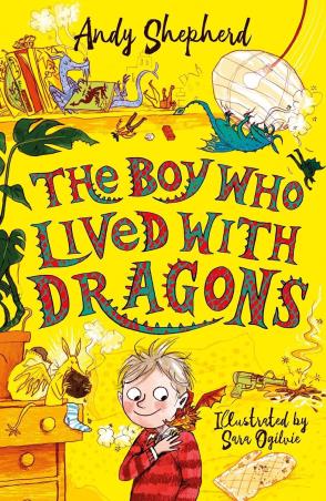 Book cover number 1 for The Boy Who Lived With Dragons written by Andy Shepherd published by Piccadilly Press