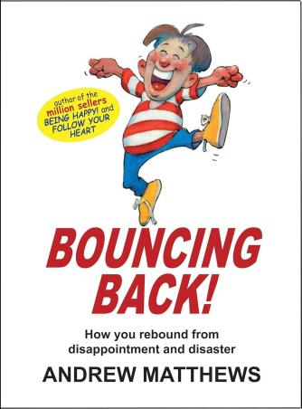 Book cover number 1 for Bouncing Back! written by Andrew Matthews published by Embassy Books