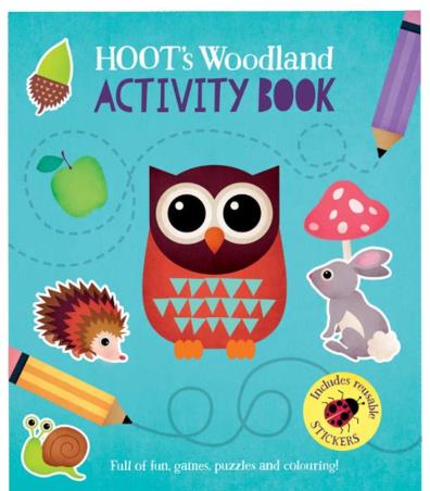 Book cover number 1 for Hoot's Wodland Activity Book written by Faye Williamson published by Pirates