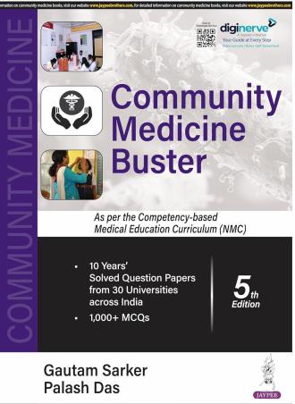 Book cover number 1 for Community Medicine Buster written by gautam Sarker, Palash Das published by Jaypee Brothers Medical Publishers (P) Ltd.