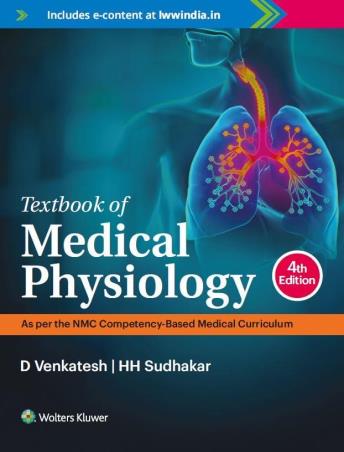 Book cover number 1 for Textbook Of Medical Physiology written by D. Venkatesh, H. H. Sudhakar published by Wolters Kluwer