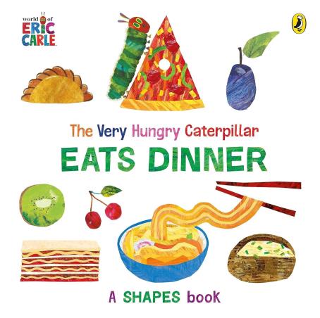 Book cover number 1 for The Very Hungry Caterpillar Eats Dinner written by Eric Carle published by Puffin