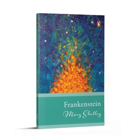 Book cover number 1 for Frankenstein written by Mary Shelley published by Penguin Modern Classics