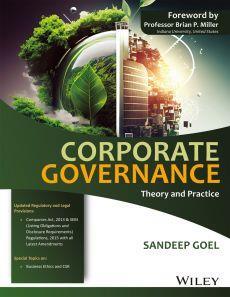 Book cover number 1 for Corporate Governance : Theory And Practice written by Sandeep Goel published by Wiley India Pvt. Ltd.