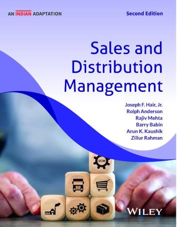 Book cover number 1 for Sales And Distribution Management written by Zillur Rahman, Rajiv Mehta, Joseph F. Hair, Barry Babin, Rolph Anderson, Arun K. Kaushik published by Wiley India Pvt. Ltd.