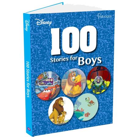 Book cover number 1 for Disney 100 Stories For Boys written by NA published by Parragon