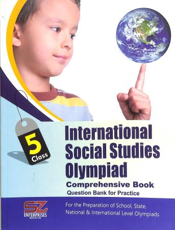Book cover number 1 for International Social Studies Olimpiad Comprehensive Book Class 5 written by NA published by Silverzone Enterprises India Pvt. Ltd.