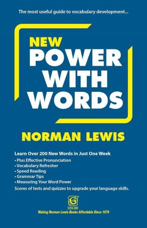 Book cover number 1 for New Power With Words written by Norman Lewis published by Goyal Publishers & Distributors Pvt. Ltd.