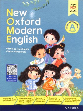 Book cover number 1 for New Oxford Modern English Foundational Stage Primer A (NCF 2023) written by Claire Horsburgh, Nicholas Horsburgh published by Oxford University Press