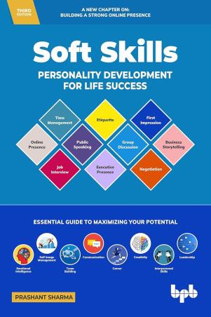 Book cover number 1 for Soft Skills : Personality Development For Life Success written by Prashant Sharma published by BPB Publications