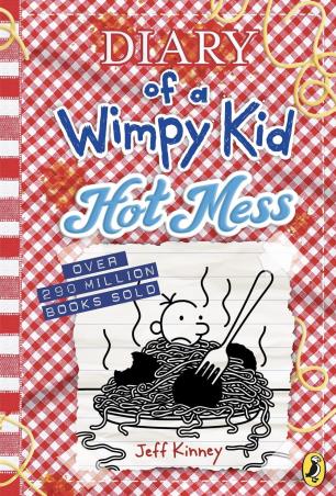 Book cover number 1 for Diary Of A Wimpy Kid 19 : Hot Mess written by Jeff Kinney published by Puffin