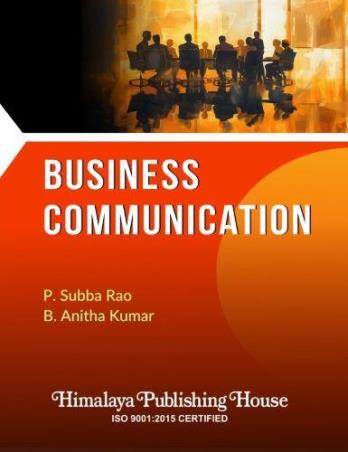 Book cover number 1 for Business Communication written by P. Subba Rao, B. Anitha Kumar published by Himalaya Publishing House