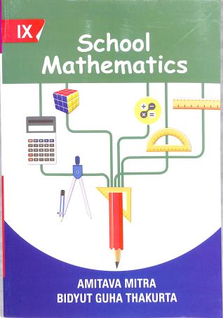Book cover number 1 for School Mathematics 9 (2025) written by Bidyut Guha Thakurta, Amitava Mitra published by New Book Syndicate