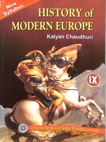Book cover number 1 for History Of Modern Europe 9 (2025) written by Kalyan Chaudhuri published by Oriental Book Company Pvt. Ltd