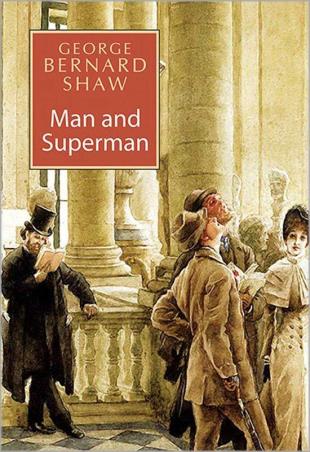 Book cover number 1 for Man And Superman written by George Bernard Shaw published by Peacock Books