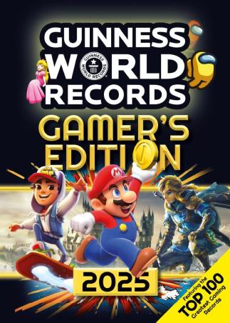 Book cover number 1 for Guinness World Records Gamer's Edition 2025 written by NA published by Guinness World Records Limited