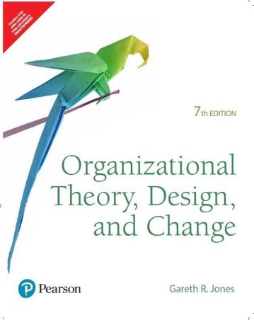 Book cover number 1 for Organizational Theory, Design, And Change written by Gareth R. Jones published by Pearson Education