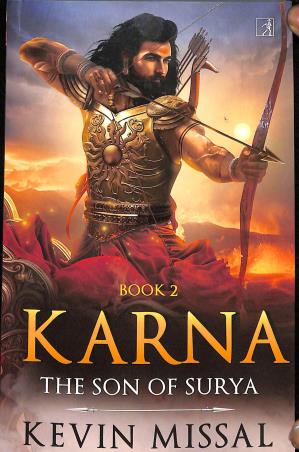 Book cover number 1 for Karna Book 2 - The Son Of Surya written by Kevin Missal published by Simon & Schuster