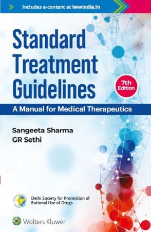 Book cover number 1 for Standard Treatment Guidelines :  A Manual For Medical Therapeutics written by Sangeeta sharma, G. R. Sethi published by Wolters Kluwer