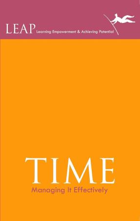 Book cover number 1 for Time Managing It Effectively written by NA published by Leadstart Publishing Pvt Ltd